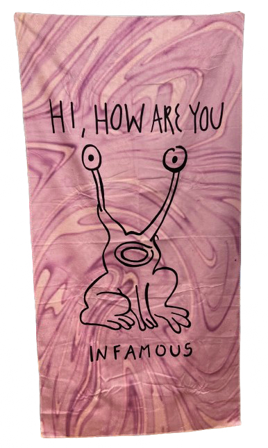 Infamous Tye Die Towel